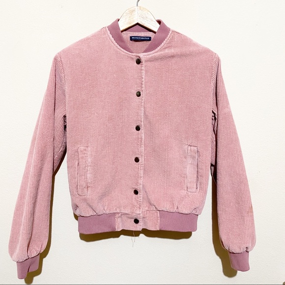 Brandy Melville Jackets & Blazers - 🌼 Brandy Melville Corduroy Bomber Jacket